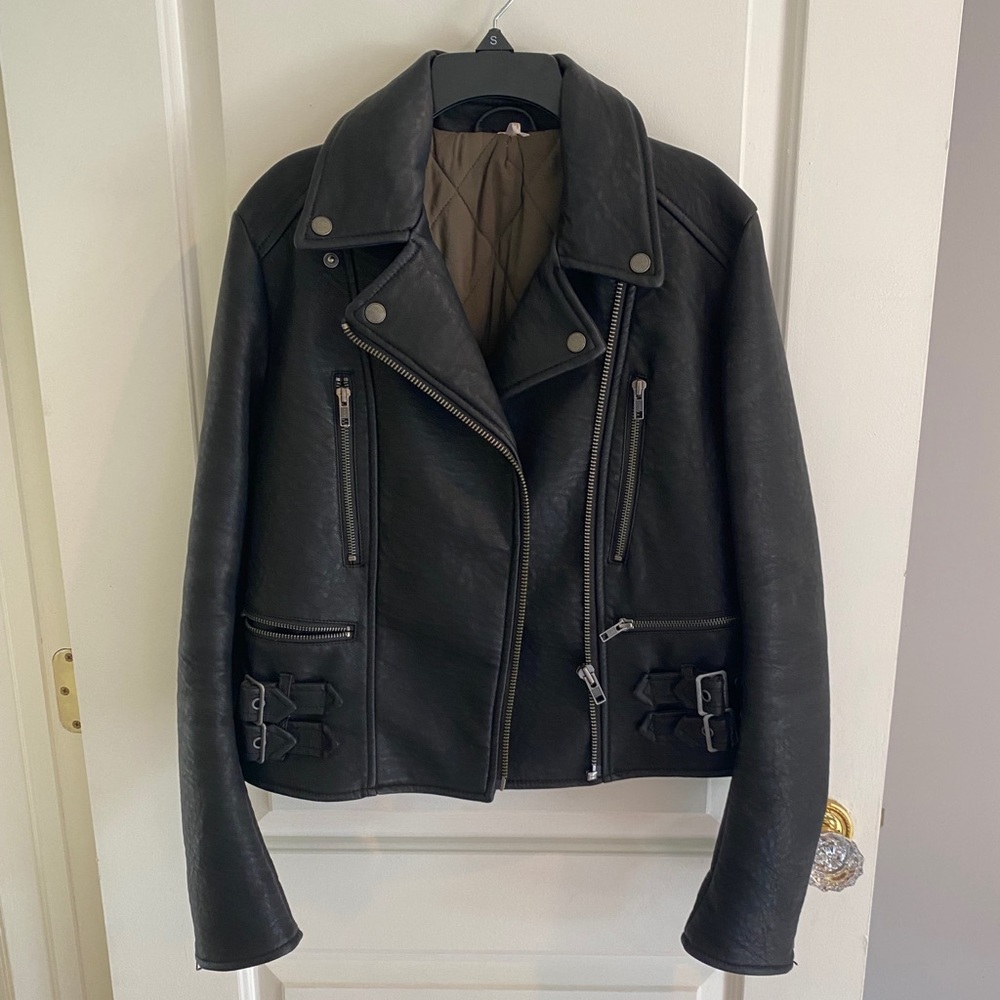 Free People Moto Leather Jacket
